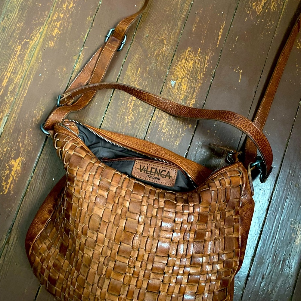 Leather Handbag.